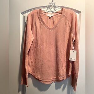 New w/ tags PJ Salvage thin thermal top v neck